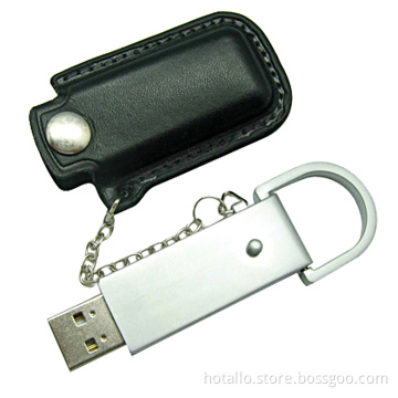 Pocket Leather USB Flash Memory Pen Dirver